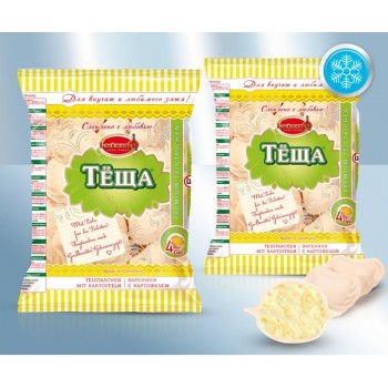 Вареники "Хозяин" домашние с картофелем и жареным лучком 1 кг